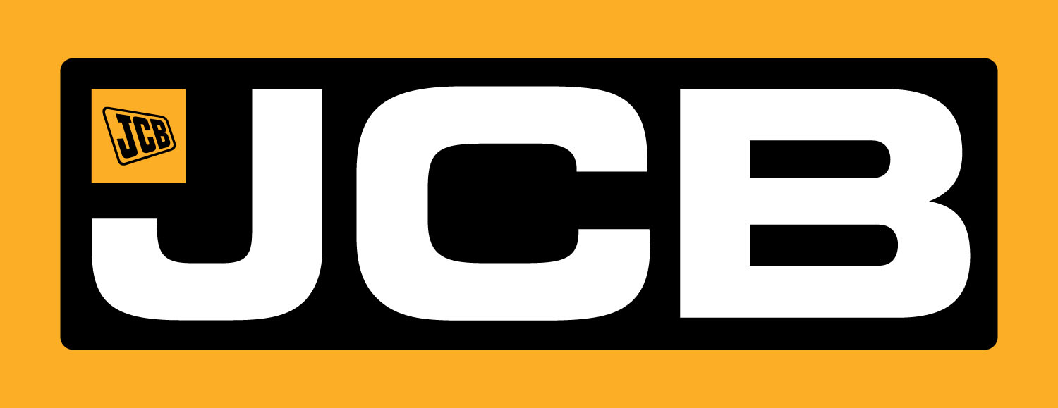 JCB IMPACT LOGO 225mm x 70mm WITH SAFE AREA 4CO BLACK